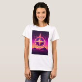 星空の優雅さ」または「銀河系シック」 Tシャツ (正面フル)