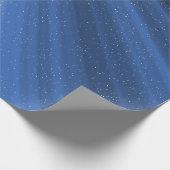 星空の光が青 ラッピングペーパー (角)