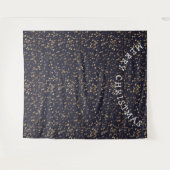 星空の写真背景 メリークリスマス タペストリー (正面(横))