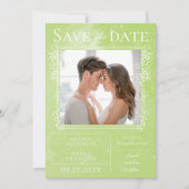 星空の写真 |日付を緑で保存 セーブザデート (正面)