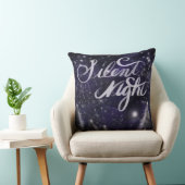 星空の冬の夜の静か夜 クッション (椅子)