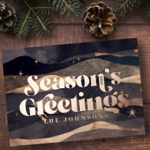 星空の冬の夜空 モダン エレガント おしゃれ