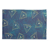 星空の化学アート – 分子の星座 枕カバー (裏面)