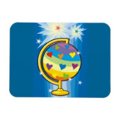 星空の地球 –  マグネット (横)