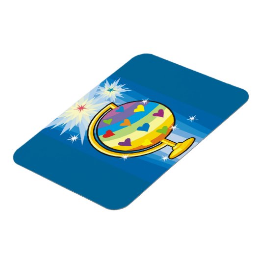 星空の地球 –  マグネット (左側)