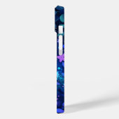 星空の夜かわいいアニメ黒猫 Case-Mate iPhoneケース (裏面 / 左)