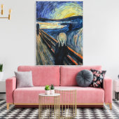 星空の夜に叫ぶ キャンバスプリント (インサイチュ (リビング))