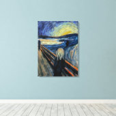 星空の夜に叫ぶ キャンバスプリント (インサイチュ (ウッドフロア))