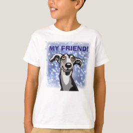 星空の夜に私の友人を鞭打つ Tシャツ