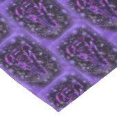 星空の夜に紫色のピンクのテーブルクロスの象 テーブルクロス (アングル)