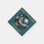 星空の夜に スタンダードカクテルナプキン (角)