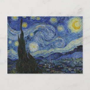 星空の夜のはがき ポストカード