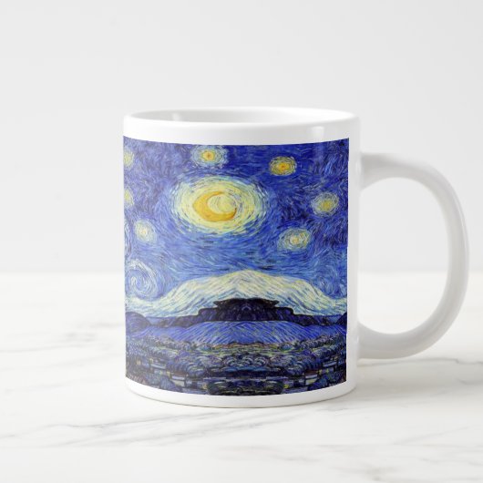 星空の夜のエクスプレッソマグ ジャンボコーヒーマグカップ (右)