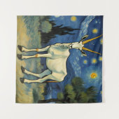 星空の夜のオリックス タペストリー (正面(横))