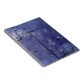 星空の夜のカラスたち ノートブック (右側)