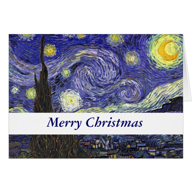 星空の夜のクリスマス、休日 (正面横)