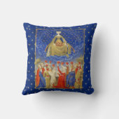 星空の夜のハートの女王バレンタインデー クッション (裏面)