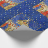 星空の夜のハートの女王バレンタインデー ラッピングペーパー (角)