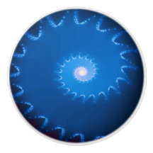 星空の夜のフラクタルセラミックノブ