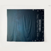 星空の夜のプロムの背景 タペストリー (正面(横))