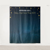 星空の夜のプロムダンスバックドロップ タペストリー (正面)