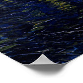 星空の夜のポスター – ビンセント・ヴァン・ゴッホ- ポスター (角)
