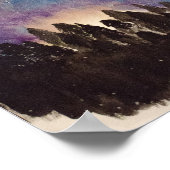 星空の夜のポスター ポスター (角)