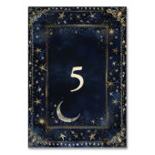 星空の夜のロマ結婚ンス テーブルナンバー (裏面)