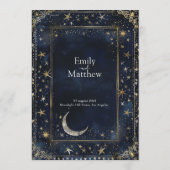 星空の夜のロマ結婚ンス メニュー (裏面)