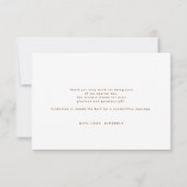 星空の夜の三日月の天空ありがとう サンキューカード (裏面)