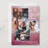 星空の夜の喜び世界へ3 Photo Collage Red シーズンカード (正面)