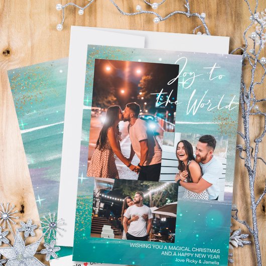 星空の夜の喜び世界へ3 Photo Green シーズンカード