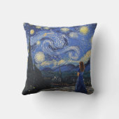 星空の夜の夢想:夢の眼枕 クッション (裏面)