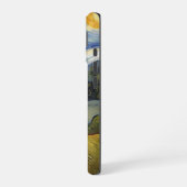 星空の夜の散歩 – Cozy Raccoon Art iPhone 16ケース (左側面)