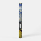 星空の夜の散歩 – Cozy Raccoon Art iPhone 16ケース (右側面)