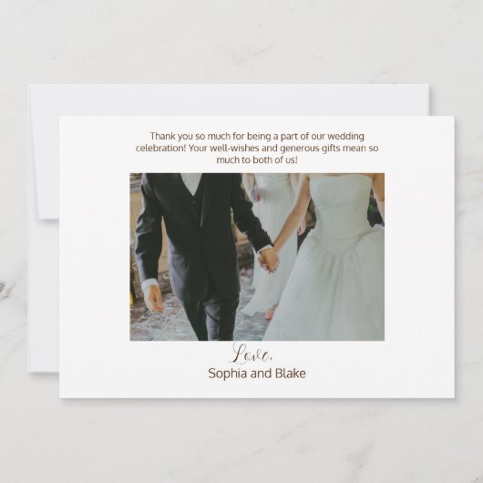 星空の夜の月の位相の天体写真 サンキューカード (裏面)