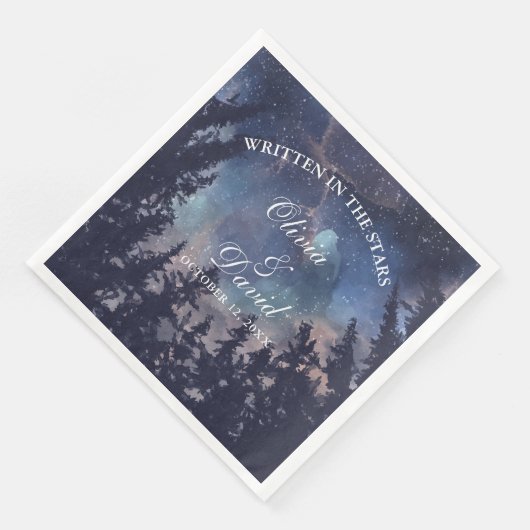 星空の夜の森結婚の (コーナー)