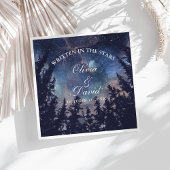 星空の夜の森結婚の