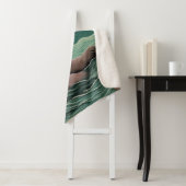 星空の夜の海セージとバラ色 シェルパブランケット (インサイチュ)