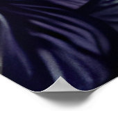 星空の夜の狼 ポスター (角)