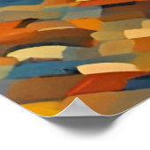 星空の夜の猫 ポスター (角)