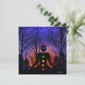 星空の夜の瞑想と木の日没 (スタンド正面)