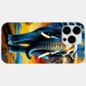 星空の夜の象 Case-Mate iPhoneケース (裏面 (横))