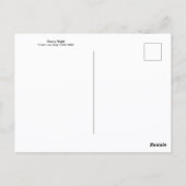 星空の夜の風景ビンセント・ヴァンゴッホ葉書 ポストカード (裏面)