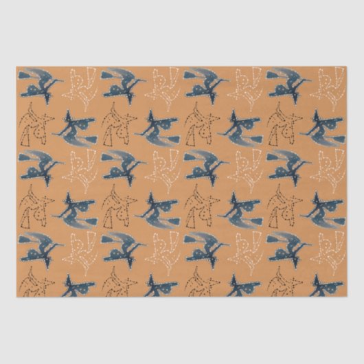 星空の夜の魔女ハロウィーン 薄葉紙 (正面)