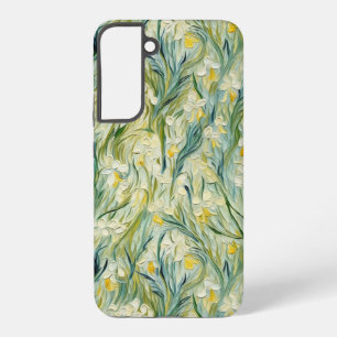 星空の夜インスパイアフローラ絵を描テクスチャスタイル SAMSUNG GALAXY S22+ケース