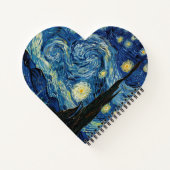 星空の夜ゴシックノート ノートブック (裏面)