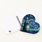 星空の夜ゴシックノート ノートブック (内部)