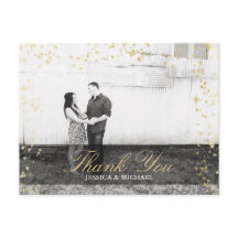 星空の夜サンキューカード