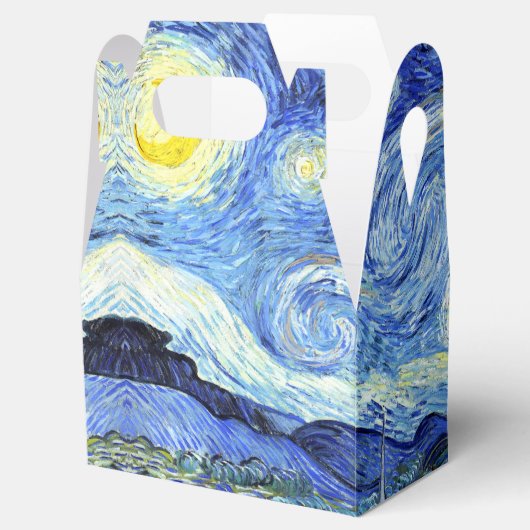 星空の夜バンゴッホ印象派の好意ボックス フェイバーボックス (オープン)